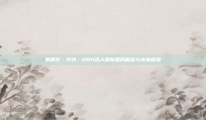 弗朗茨·华特，NBA名人堂新星的崛起与未来展望