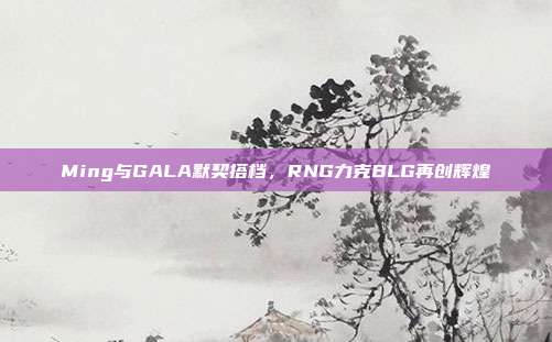 Ming与GALA默契搭档，RNG力克BLG再创辉煌