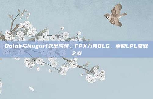 Doinb与Nuguri双星闪耀，FPX力克BLG，重回LPL巅峰之战