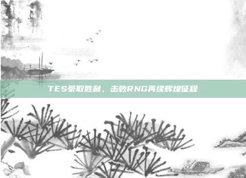 TES豪取胜利，击败RNG再续辉煌征程