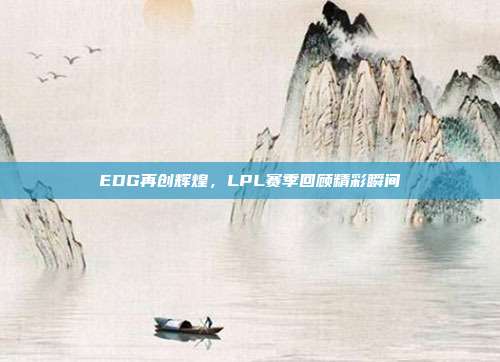 EDG再创辉煌，LPL赛季回顾精彩瞬间